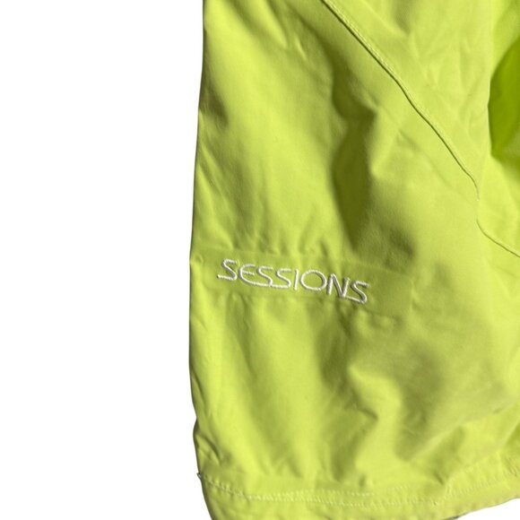 Sessions Ridge Series Snow Ski Snowboard Pants Women's XS Neon Green White - Picture 10 of 15